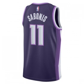 Män Sacramento Kings Tröja Domantas Sabonis Nike 2025-26 City Edition Lila Swingman